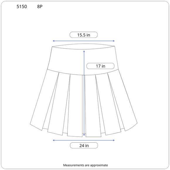 Plaid Pleated Short Skirt - Women's Size 8 Petite - Picture 5 of 5